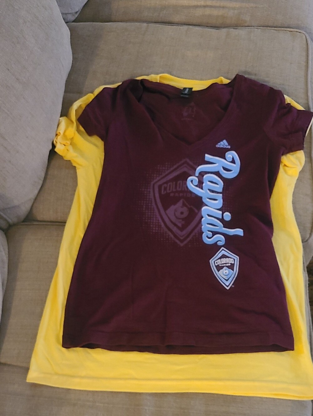Adidas Colorado Rapids Soccer T Shirt. Fits Like Xsm